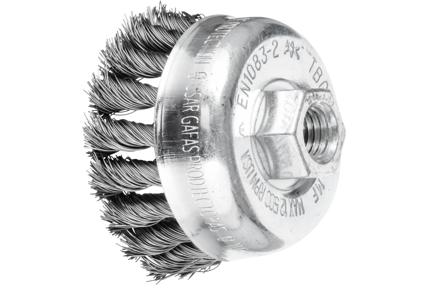 Picture of Pferd Combitwist® Knot Wire Cup Brush 2-3/4" Dia. .014 Carbon Steel 5/8-11" Thread
